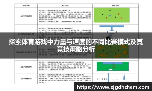 探索体育游戏中力量与速度的不同比赛模式及其竞技策略分析